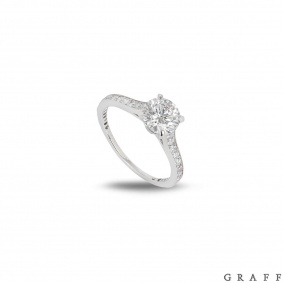 Graff Flame Platinum Diamond Ring 1.03ct I/VVS2 Graff Flame Platinum Diamond Ring 1.03ct I/VVS2
